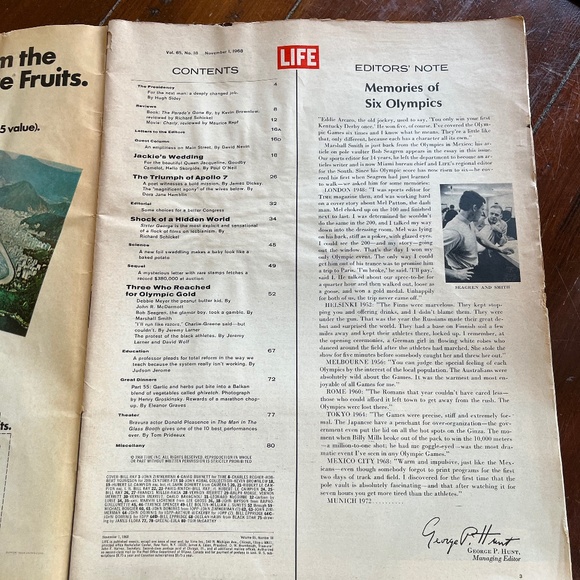 Vintage LIFE Magazine Jackie's Wedding - Picture 3 of 3